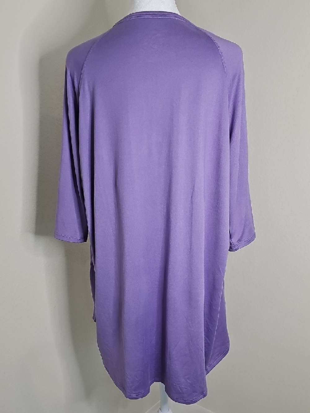 Cuddle Duds Smart Comfort Lavender Purple Tee Sz 1X - Picture 5 of 8